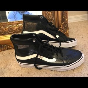 Black Ankle High Vans